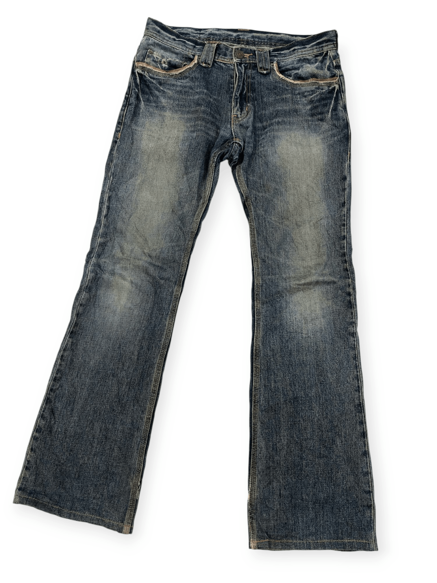 Vintage Vintage Edge Ruppert Punk Flare Denim Size US 32 / EU 48 - 2 Thumbnail