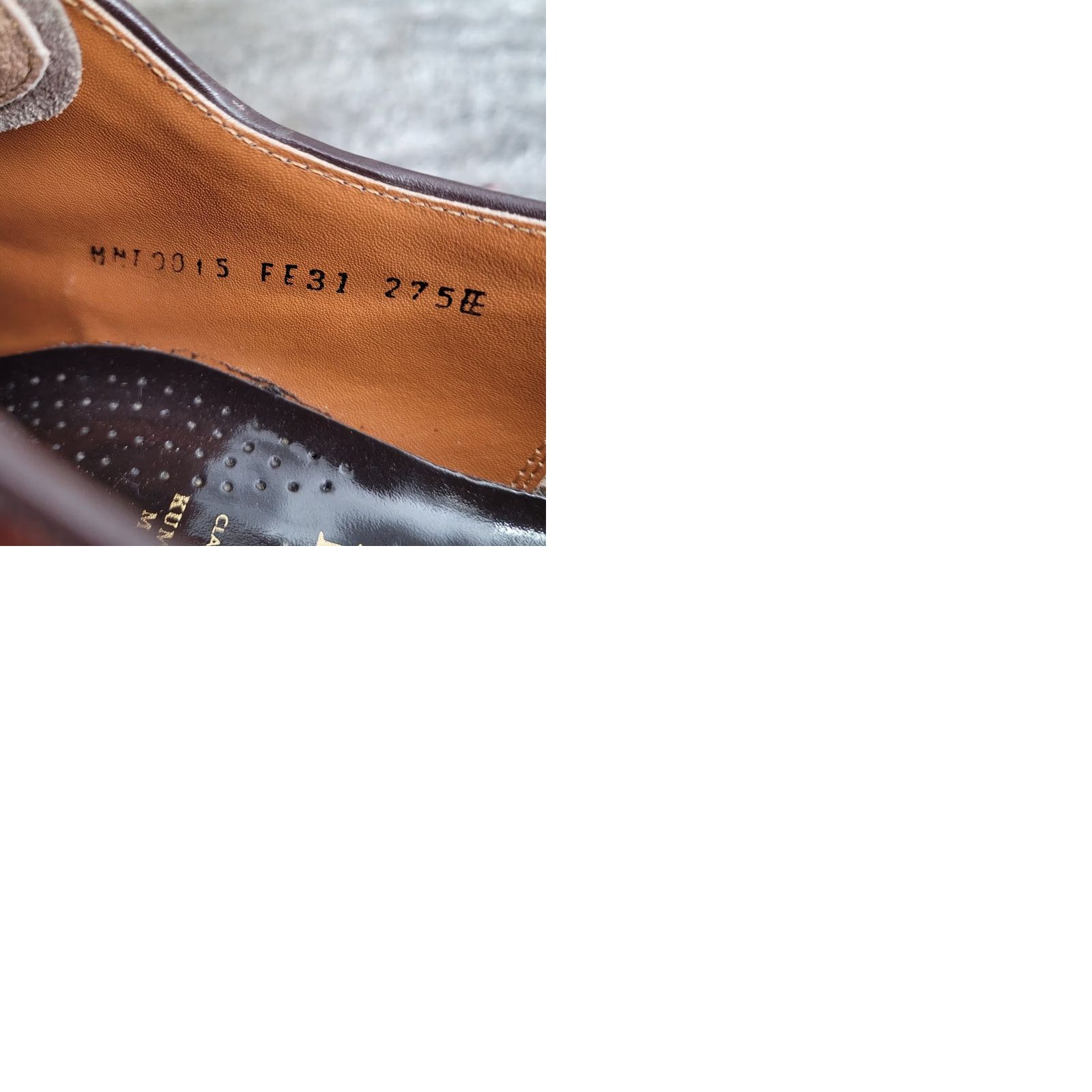 Imperial Regal Imperial Grade Brown Leather Oxford Dress Shoe Wing Tip Brogue USA Mens 7.5 Size US 8 / EU 41 - 9 Thumbnail
