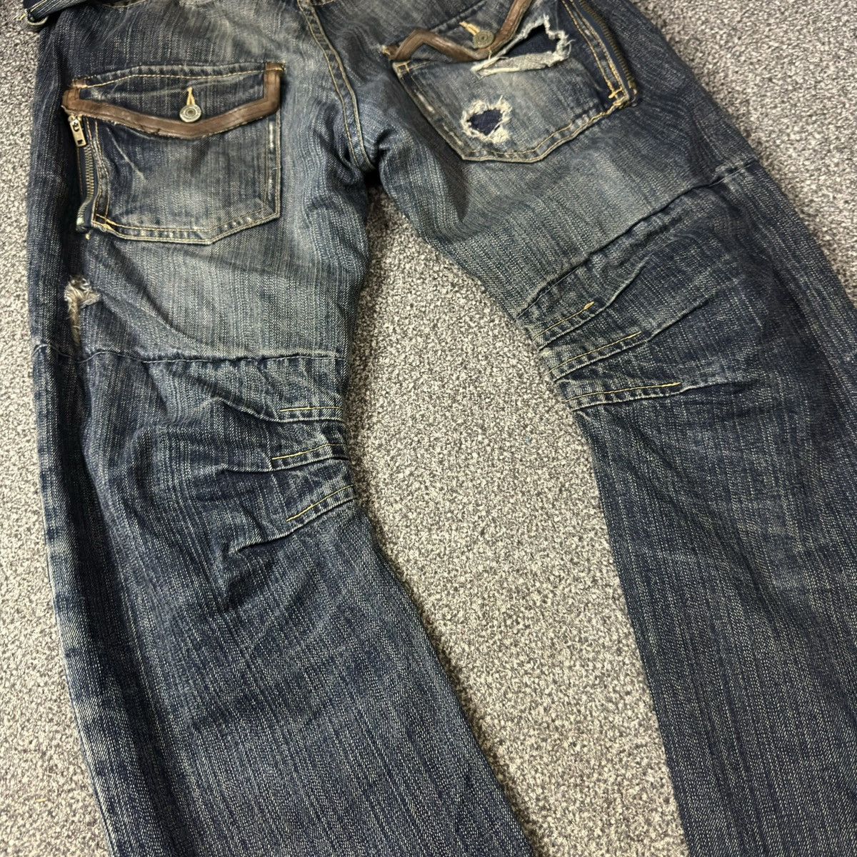 Le Grande Bleu (L.G.B.) Insane Japanese Crazy Double Waist PPFM Undercover Style y2k Size US 34 / EU 50 - 13 Thumbnail
