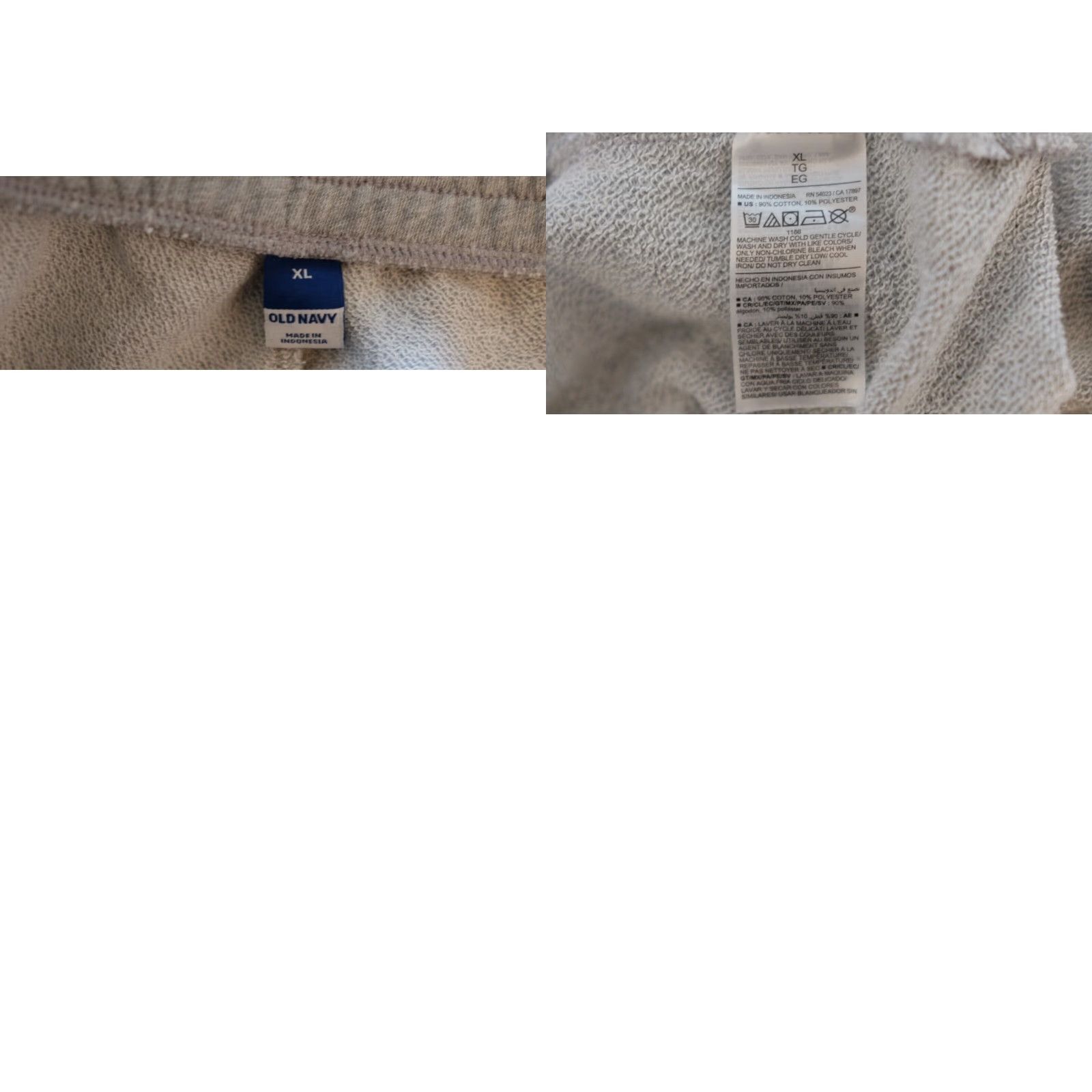 Old Navy VINTAGE Old Navy Sweatshorts Elastic Waist Grey Drawstring Women's XL #H72-18 Size ONE SIZE - 8 Thumbnail