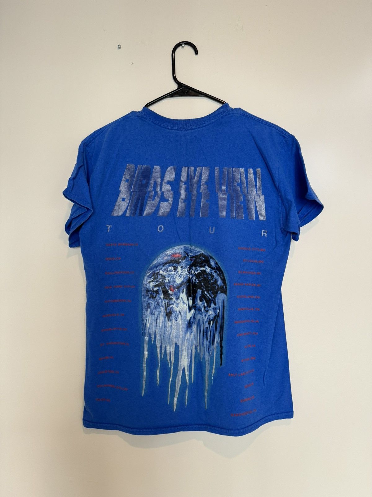 Travis Scott × Virgil Abloh Birds In The Trap Virgil Abloh Designed Blue Tour Tee Size US M / EU 48-50 / 2 - 1 Thumbnail