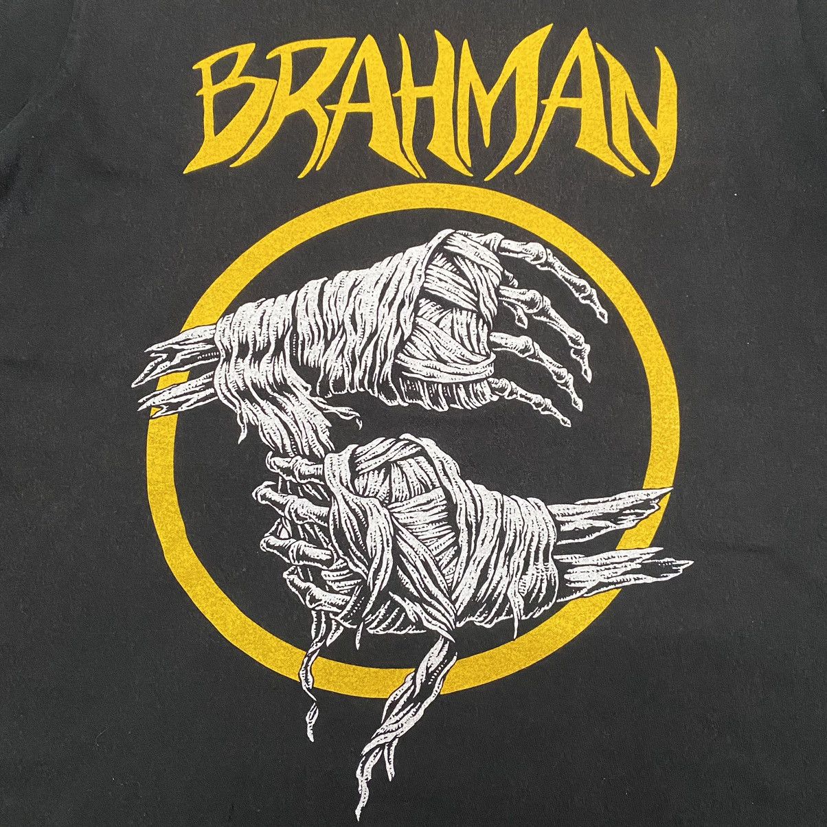 Band Tees × Japanese Brand BRAHMAN MUMMY HAND JAPANESE PUNK BAND T SHIRT Size US M / EU 48-50 / 2 - 6 Thumbnail