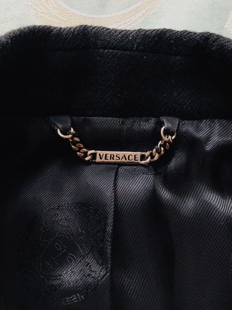 Versace Versace Main line coat trench coat Size L / US 10 / IT 46 - 5 Thumbnail