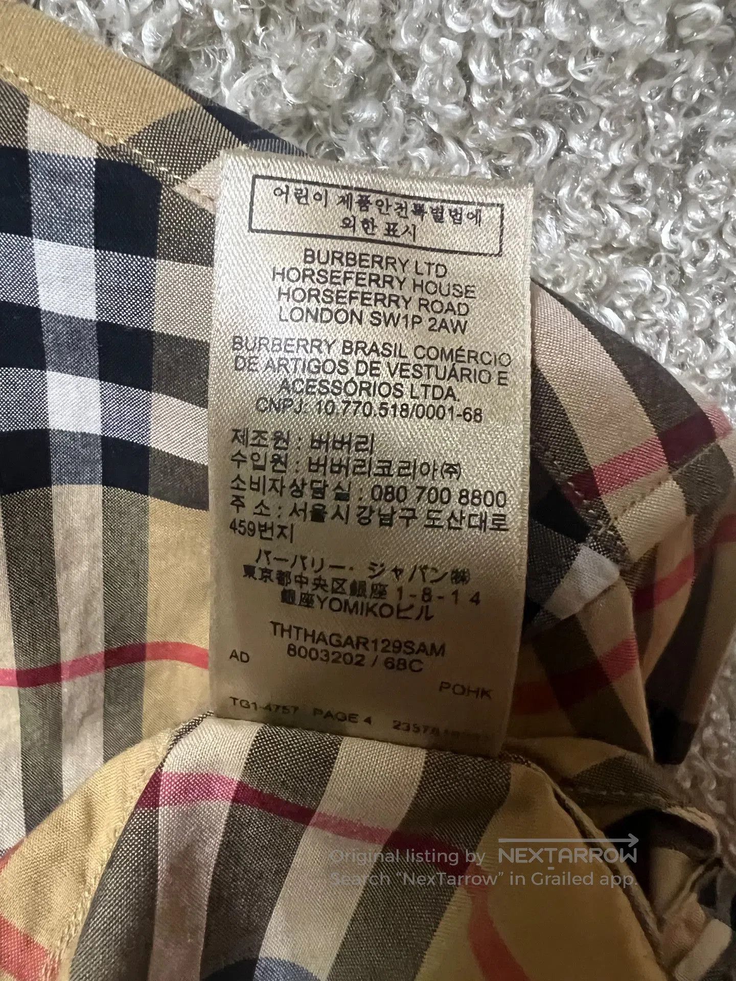 Burberry Burberry Women's Casual Check Shirt. Size M / US 6-8 / IT 42-44 - 6 Thumbnail
