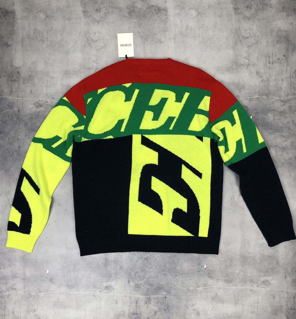 Iceberg IceBerg Maxi Logo Pullover Size US L / EU 52-54 / 3 - 8 Thumbnail