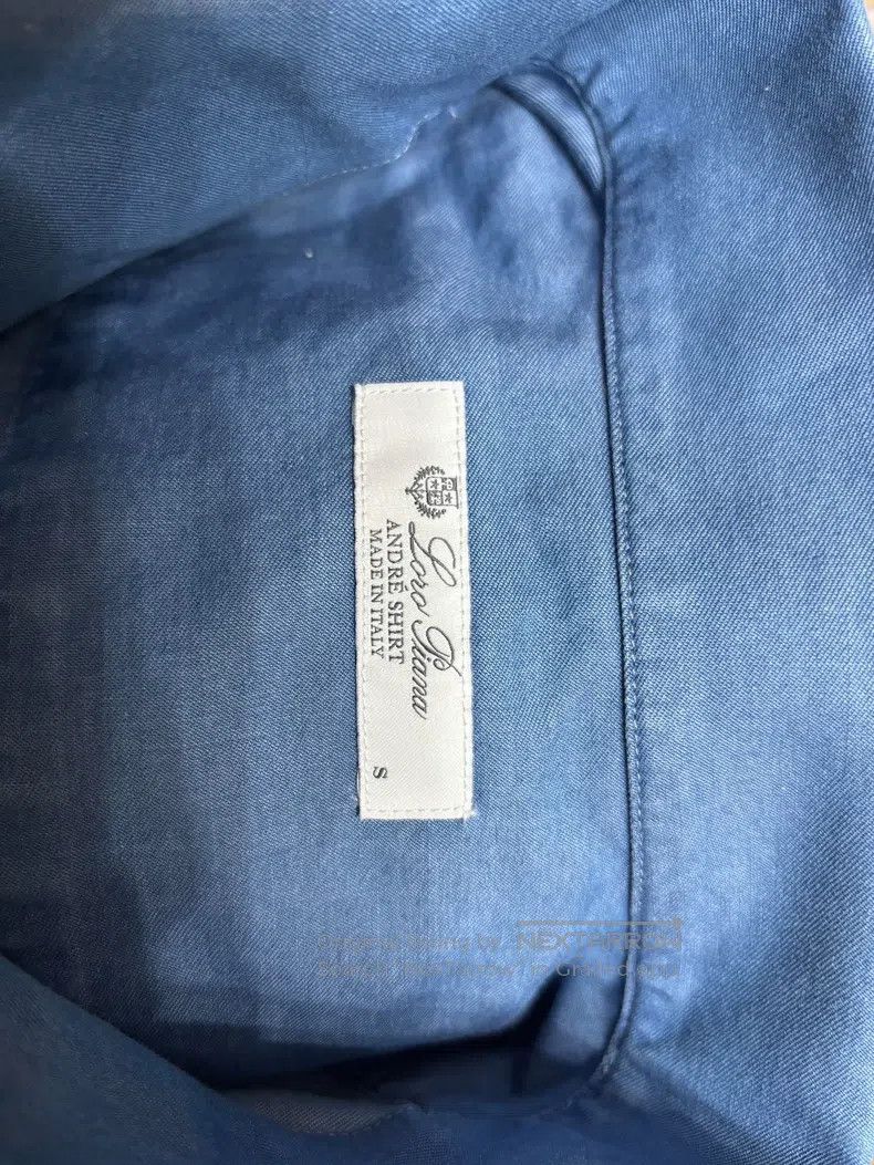 Loro Piana Loro Piana Blue Pure Cotton Shirt Size US S / EU 44-46 / 1 - 2 Thumbnail
