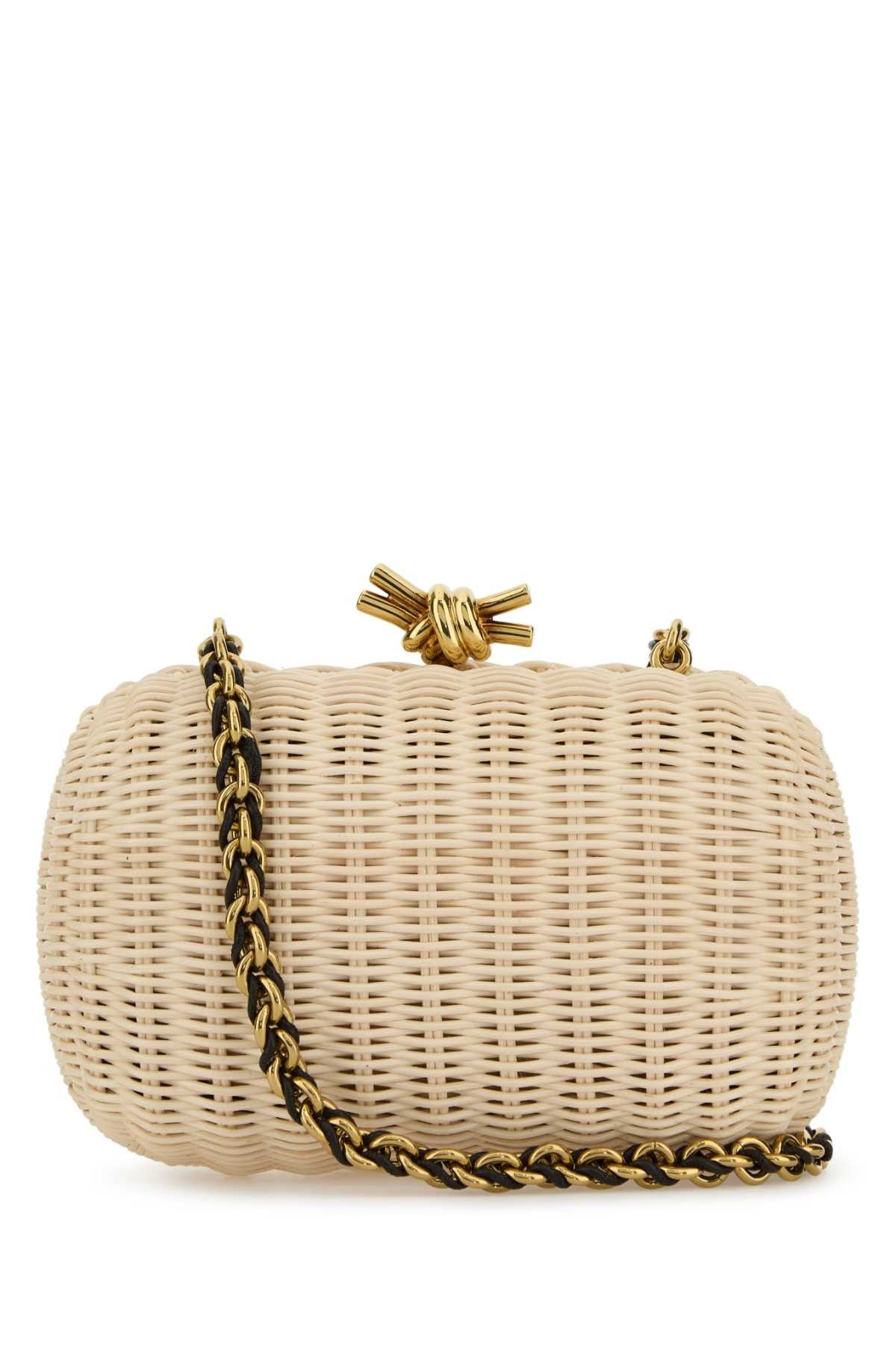 Bottega Veneta Raffia Knot Clutch Size ONE SIZE - 1 Thumbnail