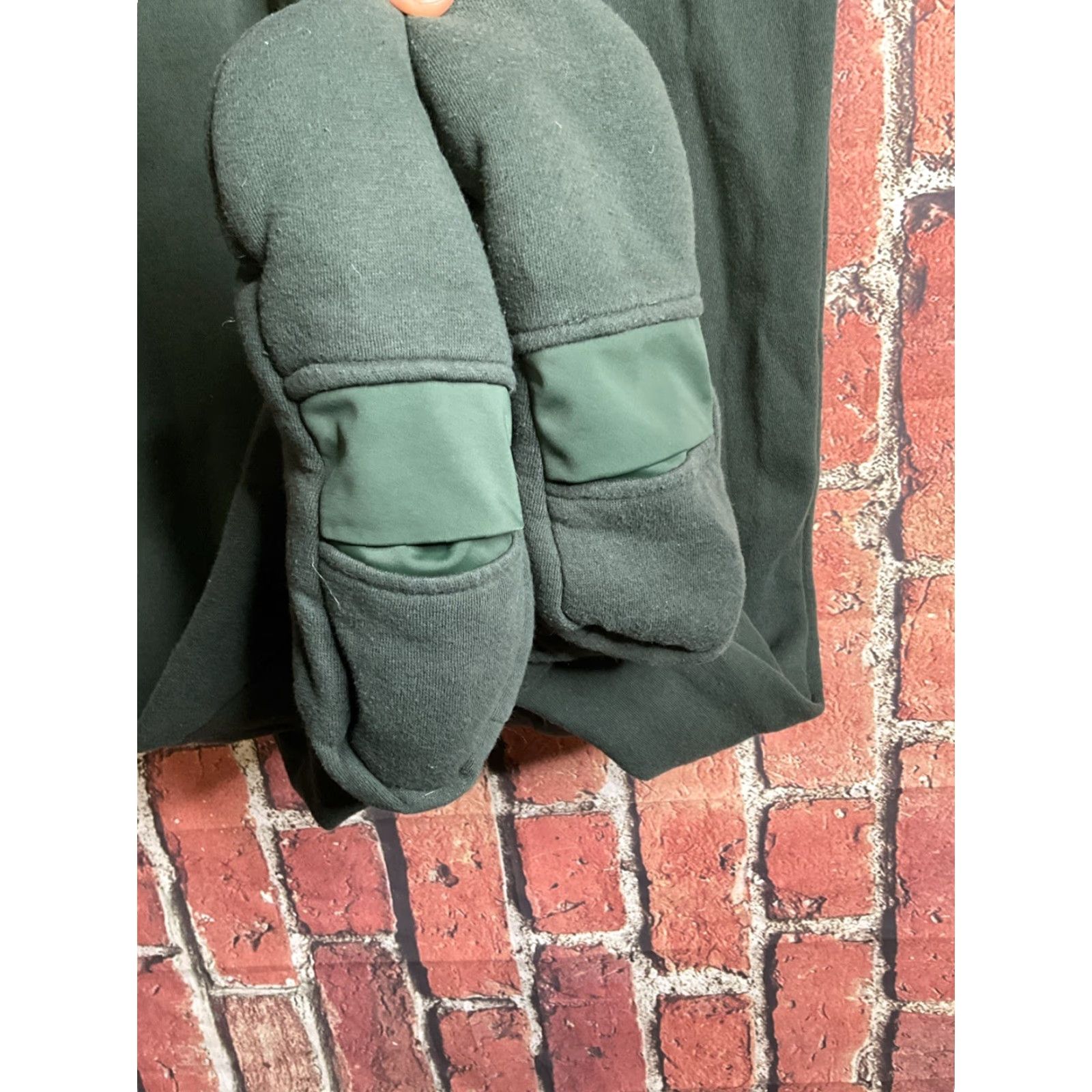 TEE JAYS Feejays Unisex Footed Sweatpants Pajama Pants M Green Footie Lounge Pants Mens Size US 31 - 4 Thumbnail