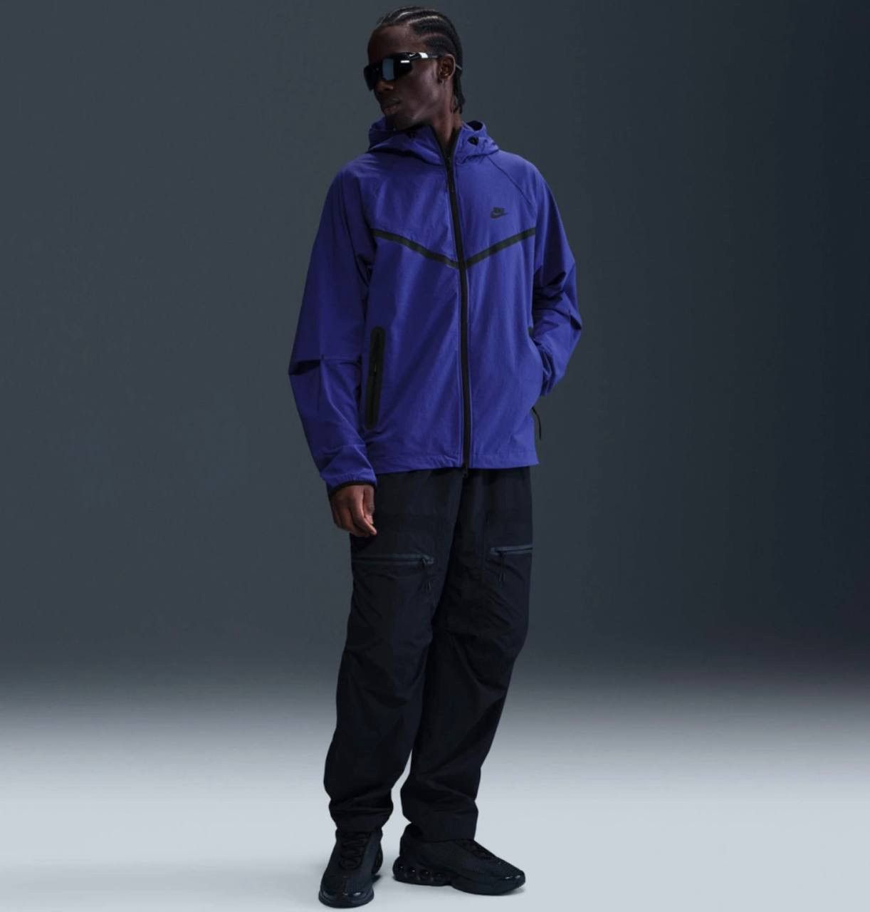 Nike Nike Tech Woven Full Zip Windbreaker Purple Jacket Size M Size US M / EU 48-50 / 2 - 5 Thumbnail