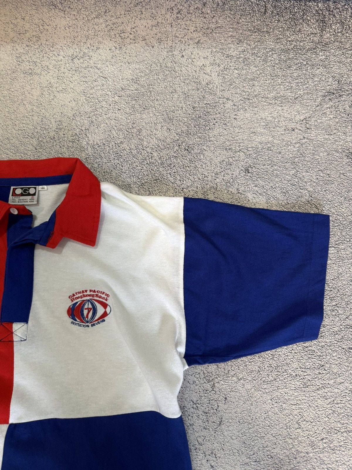 Vintage Vintage Hong Kong Rugby Sevens 1991 Jersey Polo HKRFU Shirt Size US L / EU 52-54 / 3 - 6 Thumbnail