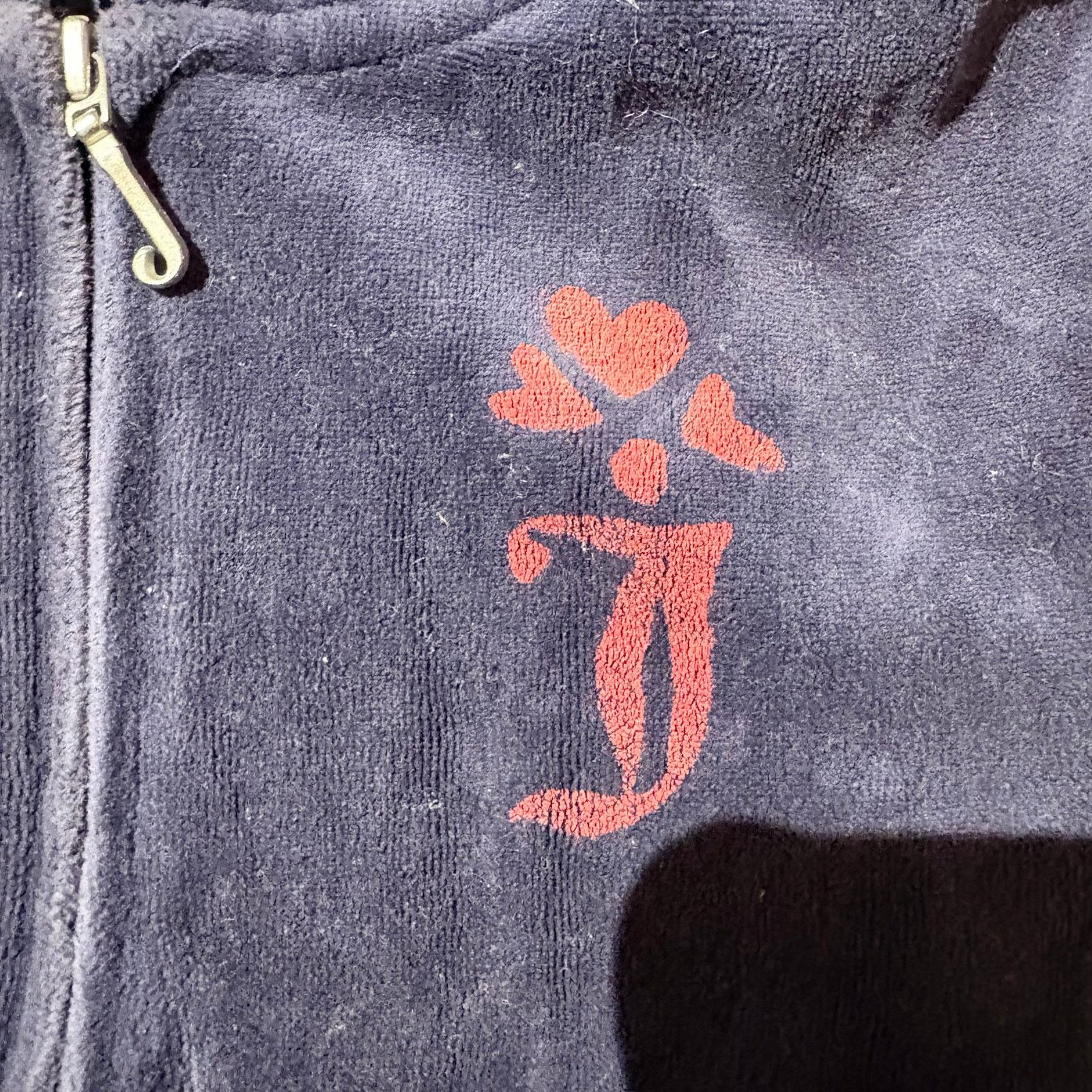 Juicy Couture Vintage Juicy Couture velvet full-zip hoodie Size XS / US 0-2 / IT 36-38 - 3 Thumbnail