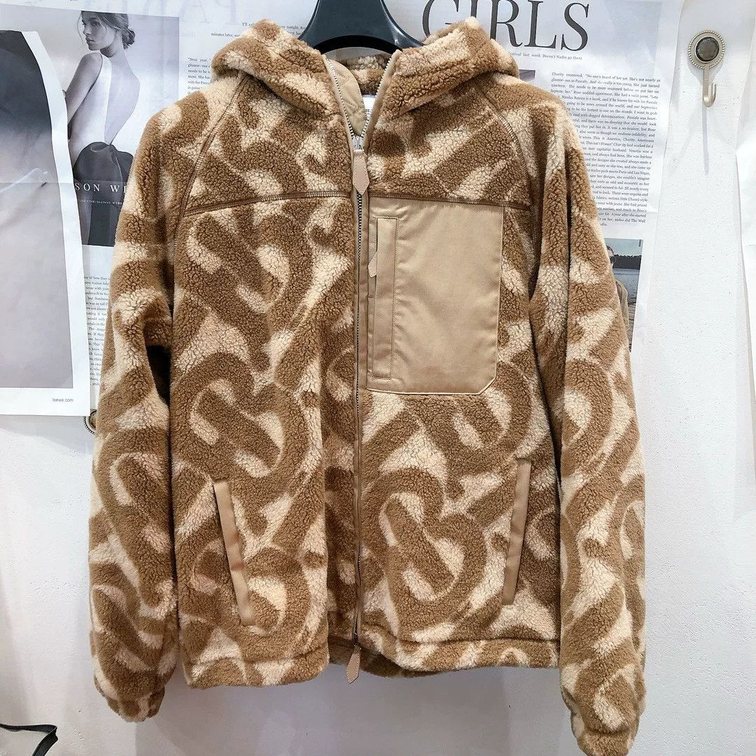 Burberry Burberry Logo Fleece Hooded Jacket Size US L / EU 52-54 / 3 - 1 Thumbnail