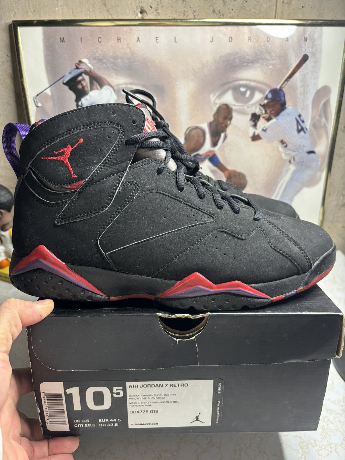 Jordan Brand Air Jordan 7 Retro 2012 raptor Size US 10.5 / EU 43-44 - 1 Thumbnail
