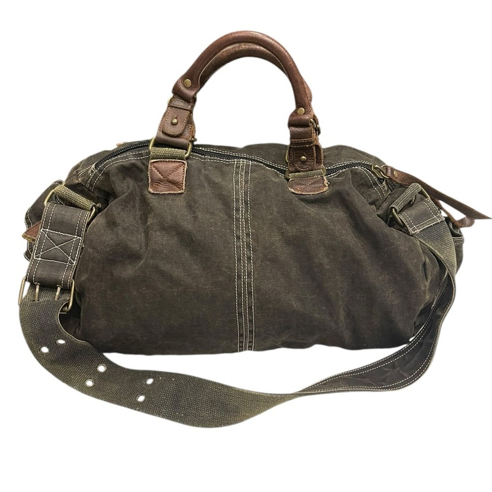 Bed Stu Bed stu military style leather/canvas bag Size ONE SIZE - 5 Thumbnail