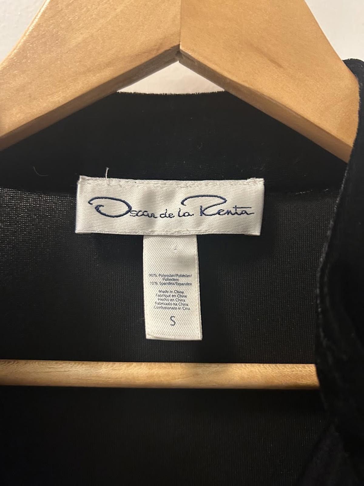 Oscar De La Renta Vintage Black Velour Oscar De La Renta zip jacket small Size S / US 4 / IT 40 - 7 Thumbnail
