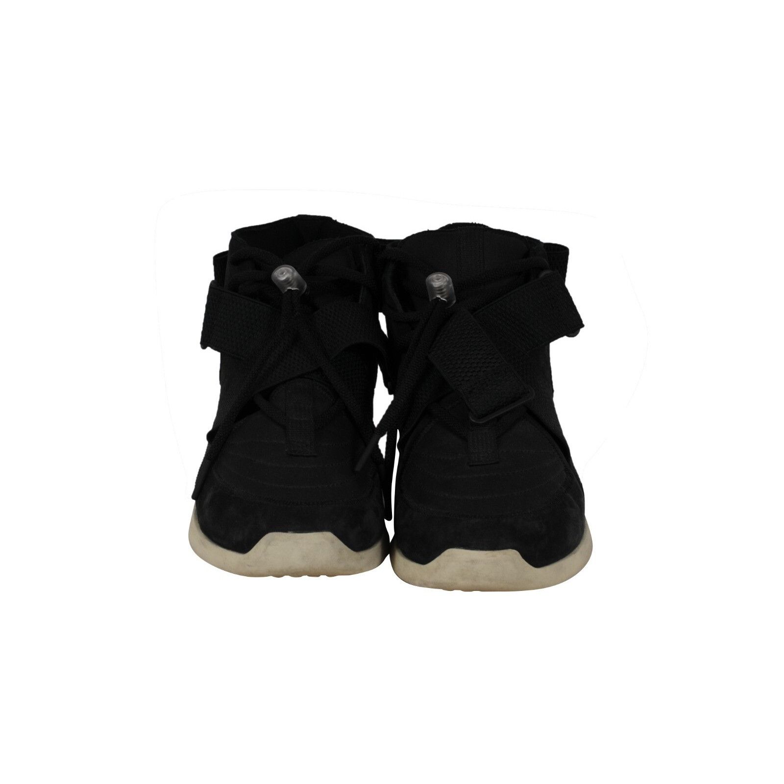 Fear of God × Nike Air Fear of God Raid Mid Tops Black White -02334 Size US 11 / EU 44 - 3 Thumbnail