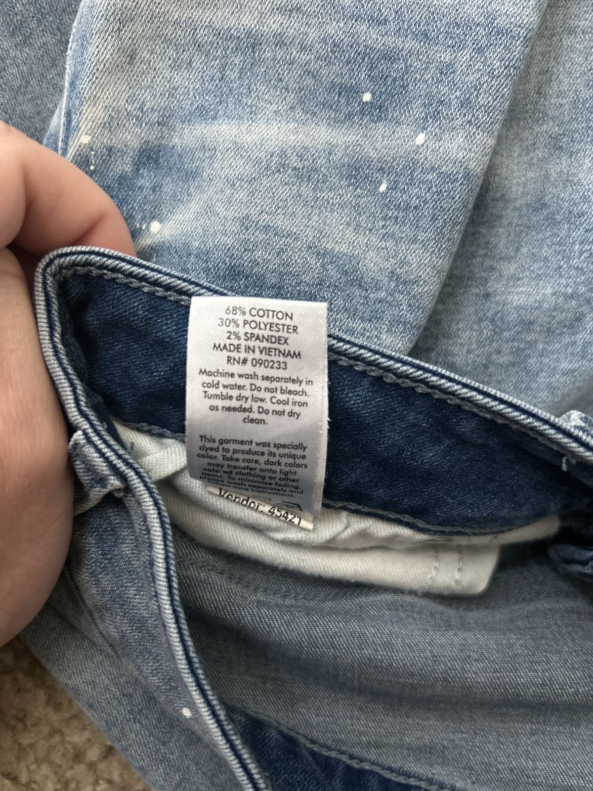 Pacsun Blue stacked skinny Jeans Size US 30 / EU 46 - 5 Thumbnail