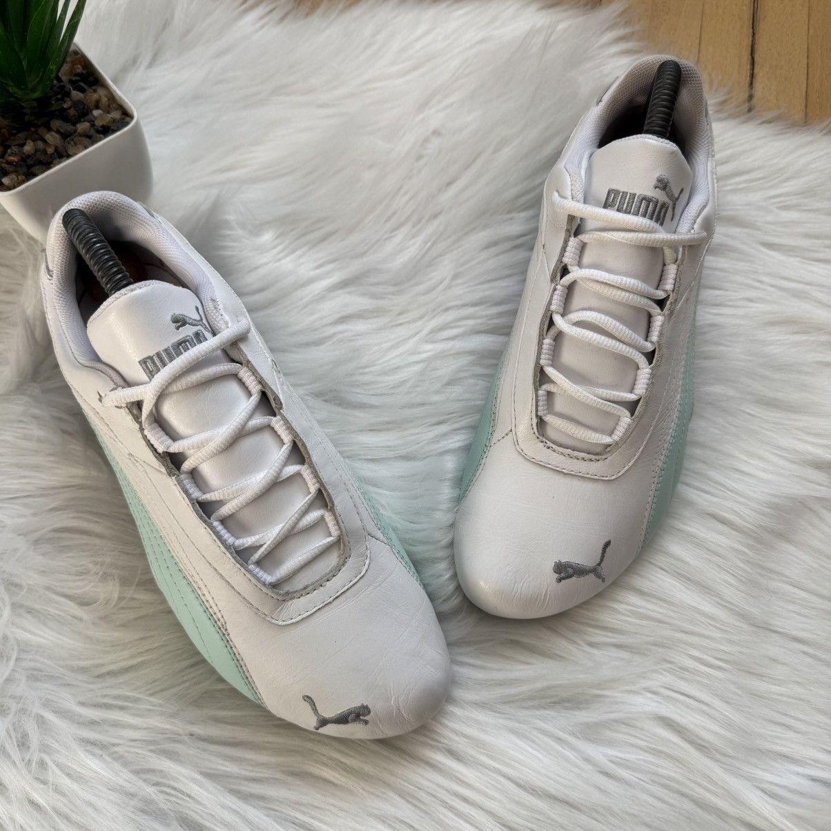 Puma 📌 Vintage Y2K Crazy Puma SpeedCat Leather 00’s Sneakers Size US 6.5 / IT 36.5 - 4 Thumbnail