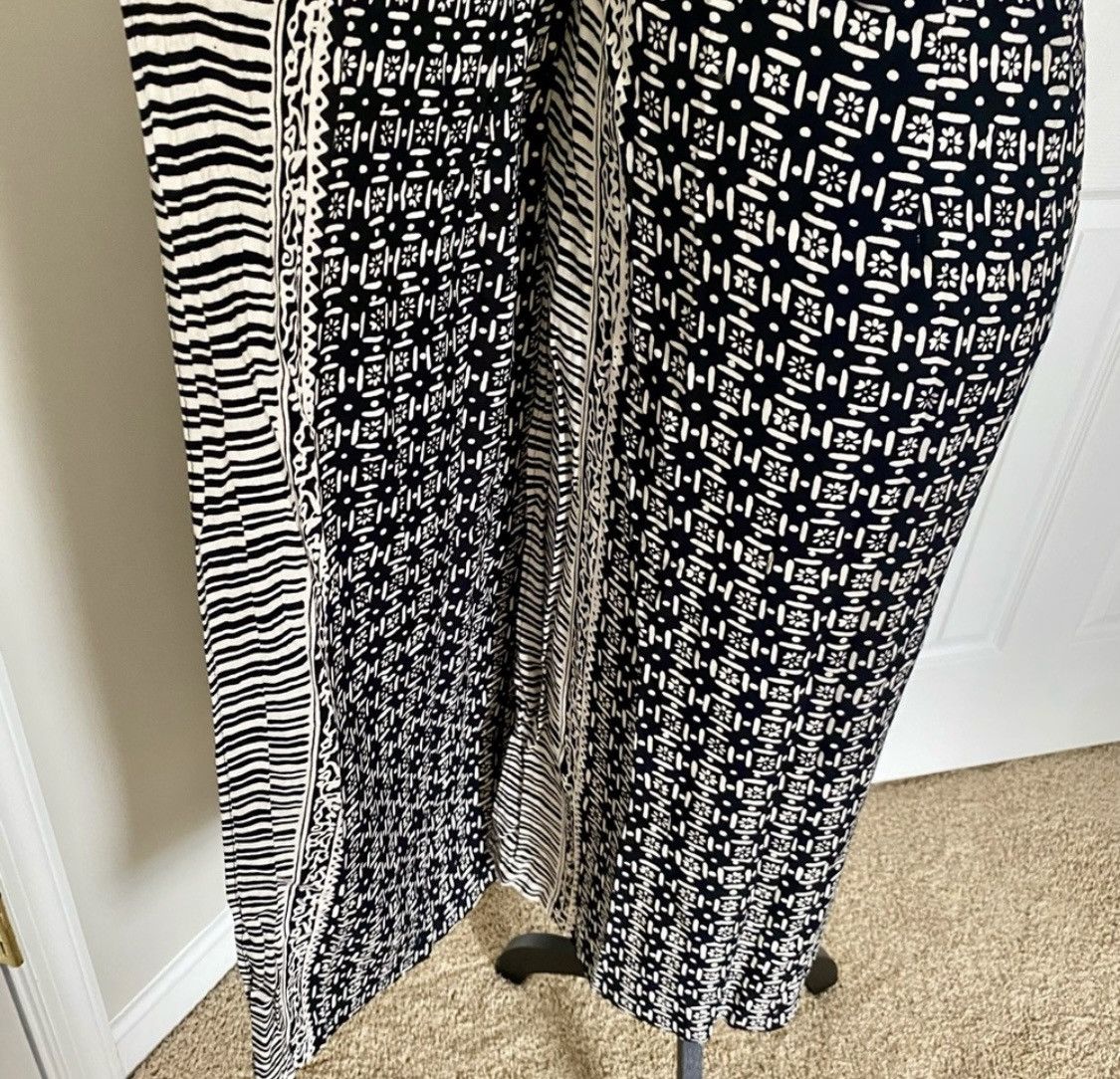 Vintage VINTAGE STYLEWORKS BLOCK PRINT ADJUSTABLE SARONG WRAP SKIRT Size 34" / US 12 / IT 48 - 6 Thumbnail