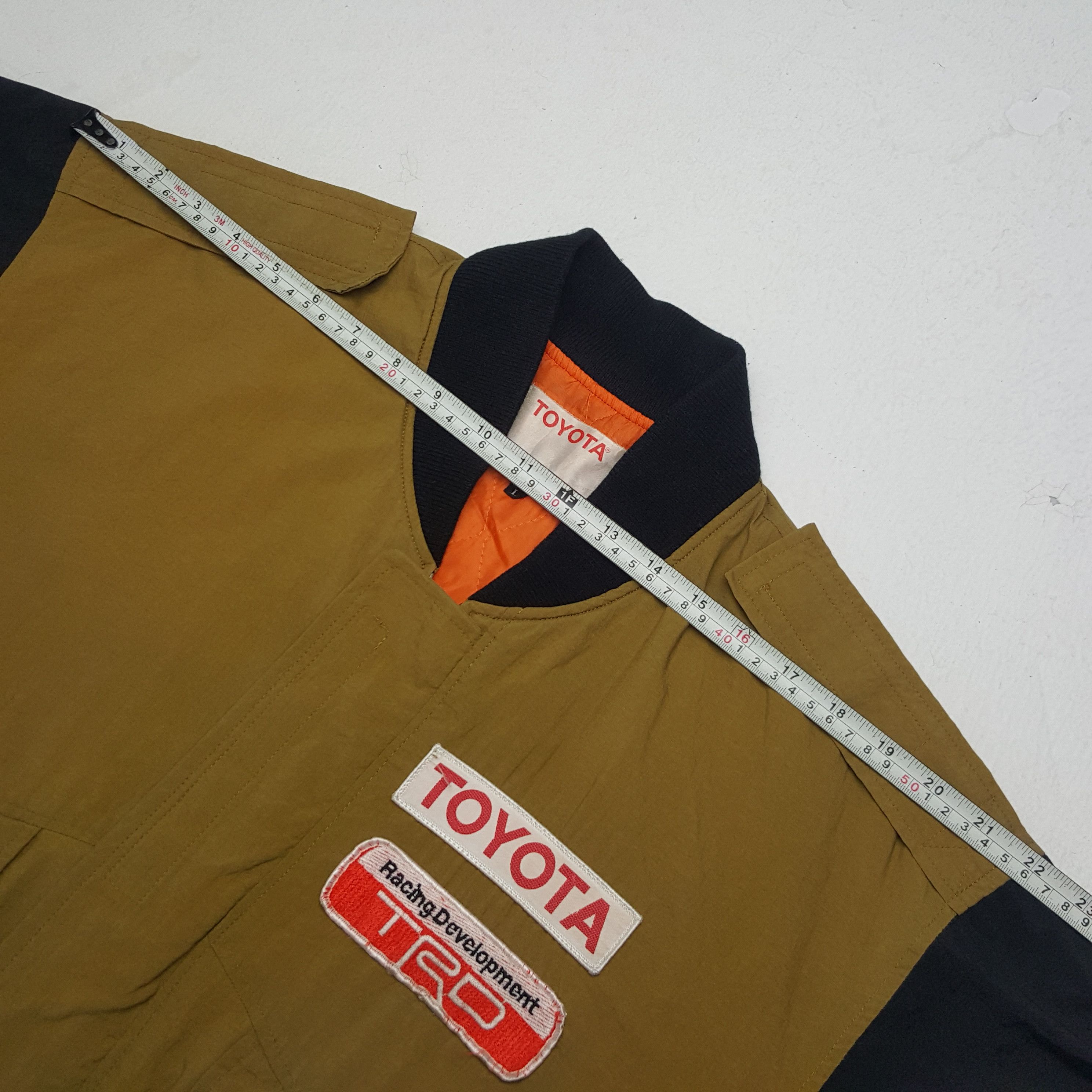 Japanese Brand × Vintage Vintage Toyota Tecno Custom Patch Style Bomber Jacket Size US L / EU 52-54 / 3 - 6 Thumbnail