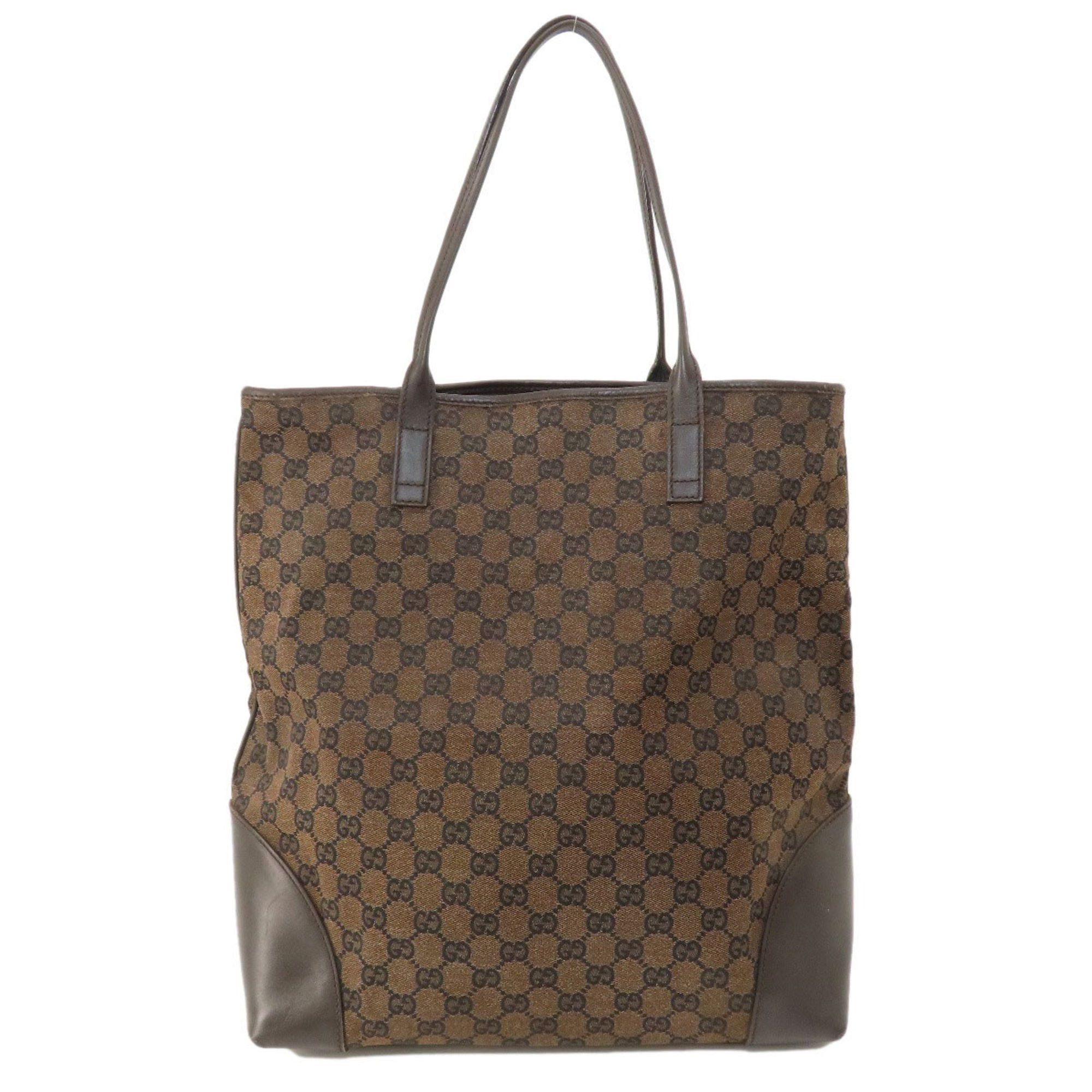 image of Gucci 263345 GG Outlet Tote Bag Canvas Women's Gucci in Brown