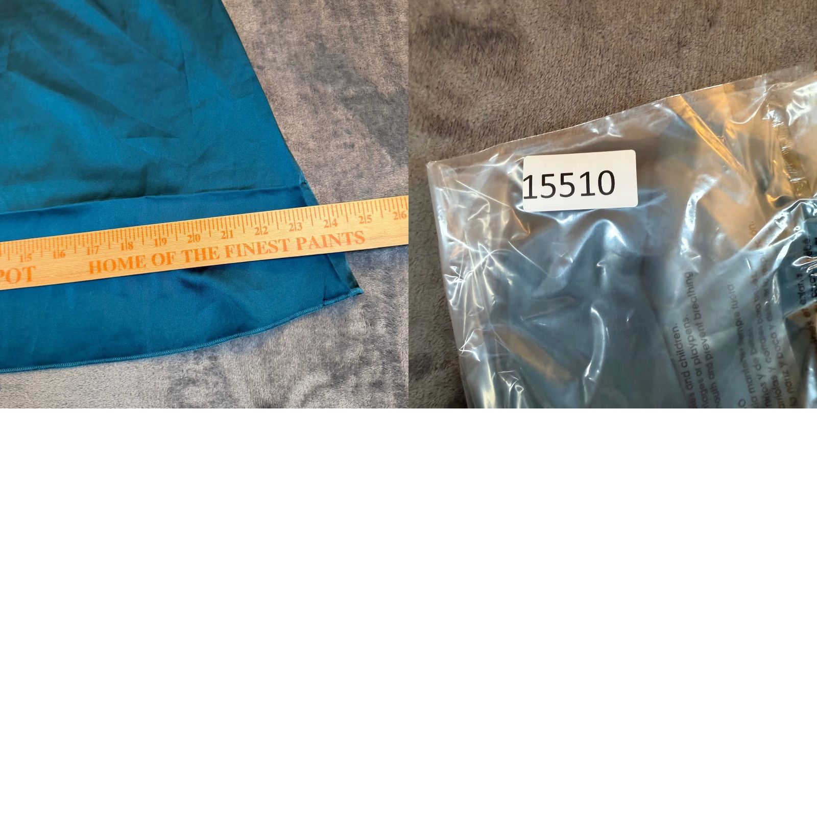 Vintage EKOUAER Teal Satin Slip Dress Mini V-Neck Strappy Sleeve Adjustable Straps Womens Medium NWT Vest? Size M / US 6-8 / IT 42-44 - 8 Thumbnail