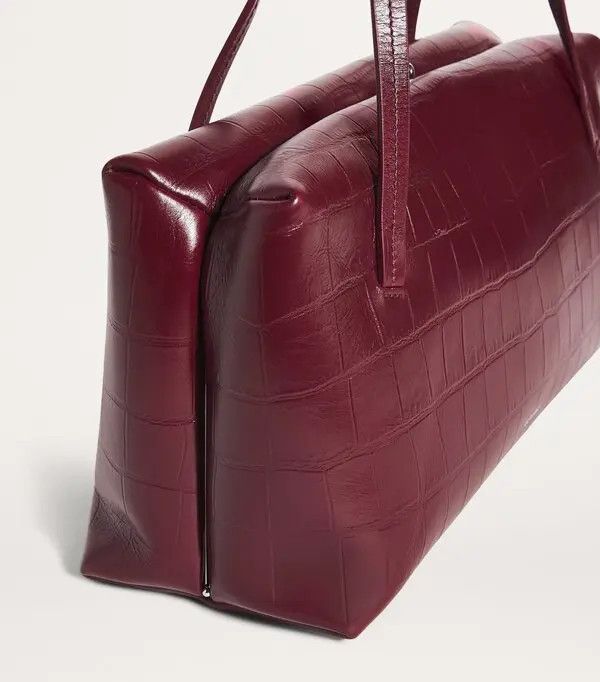 Jil Sander o1loc1c0426 Size:OS/Pillow Leather Shoulder Bag in Red Size ONE SIZE - 3 Thumbnail