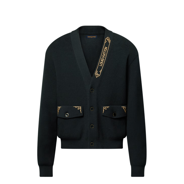 Louis Vuitton Embroidered Signature Cardigan Size US S / EU 44-46 / 1 - 1 Thumbnail