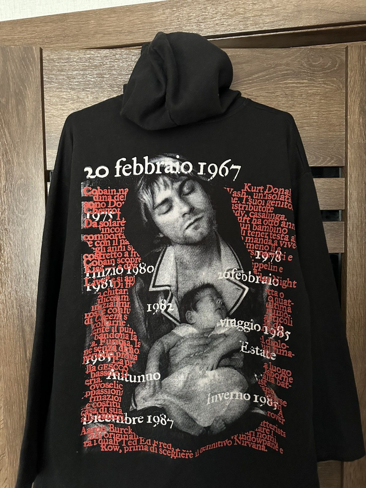 Nirvana Nirvana Vintage Big Logo Hoodie Pullovers 90s Size US L / EU 52-54 / 3 - 7 Thumbnail