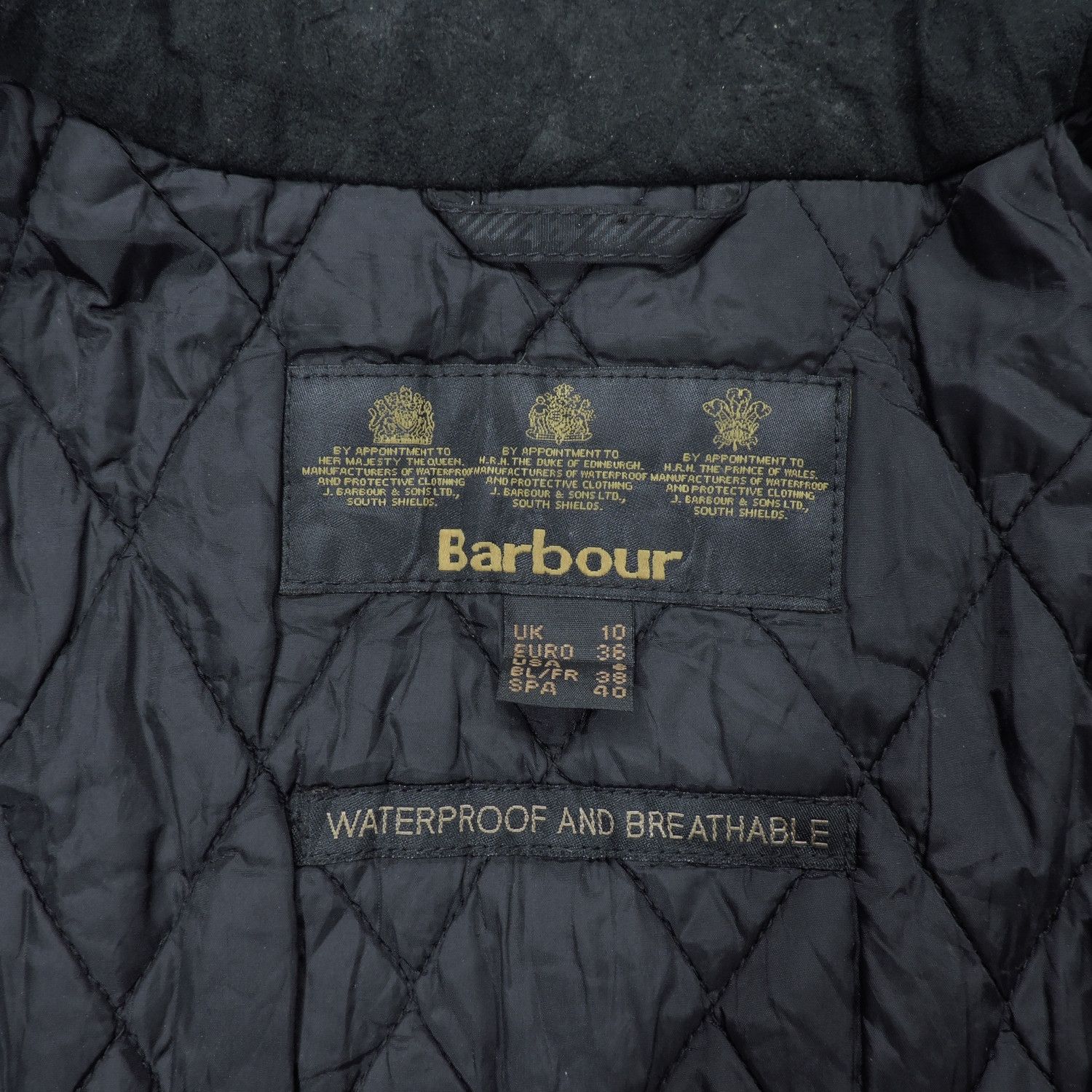 Barbour BARBOUR WATERPROOF BREATHABLE SUBTLE CHECK PATTERN JACKET Size XS / US 0-2 / IT 36-38 - 4 Thumbnail