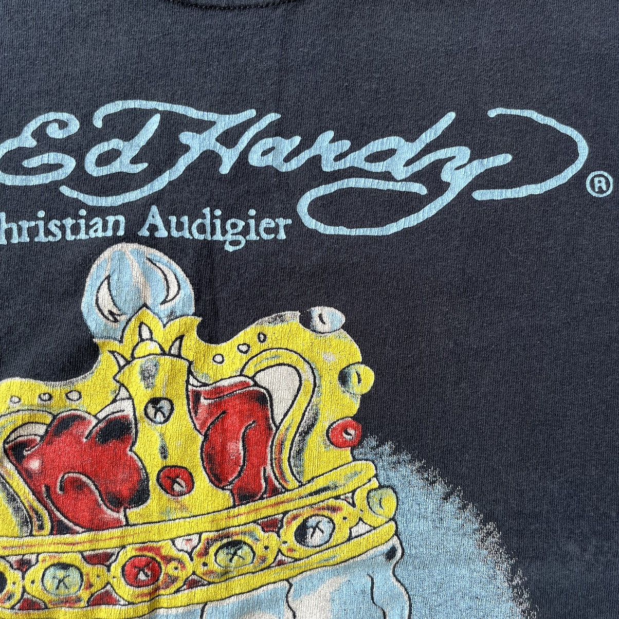 Christian Audigier × Ed Hardy Vintage Y2k Ed Hardy By Christian Audigier Skull Size US S / EU 44-46 / 1 - 6 Thumbnail