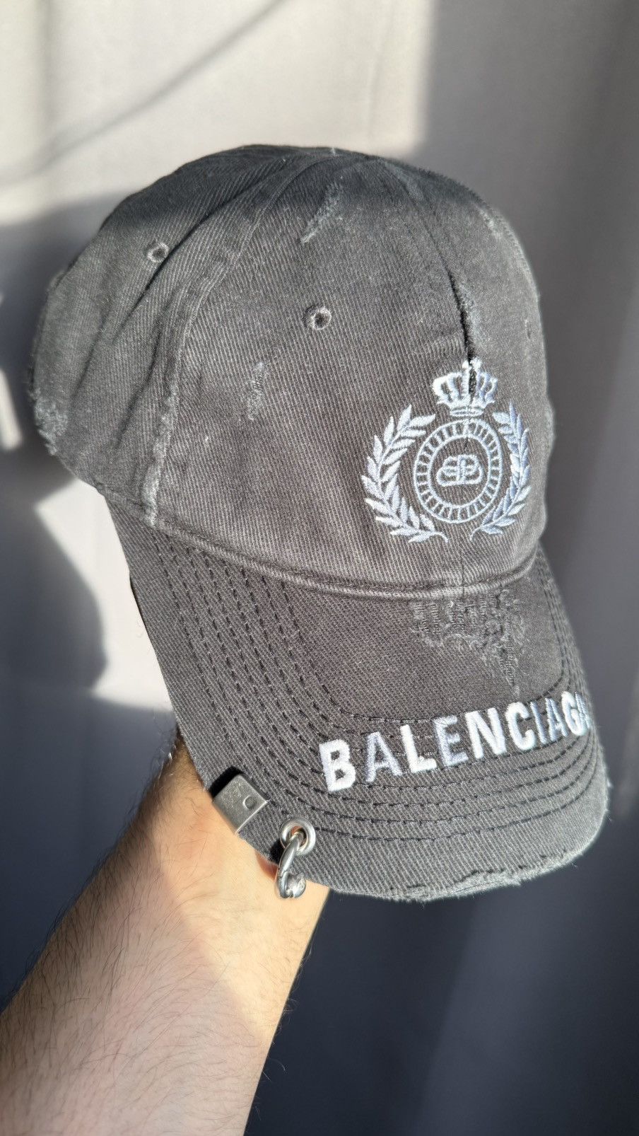 Balenciaga Balenciaga Pierced Cap Size ONE SIZE - 4 Thumbnail