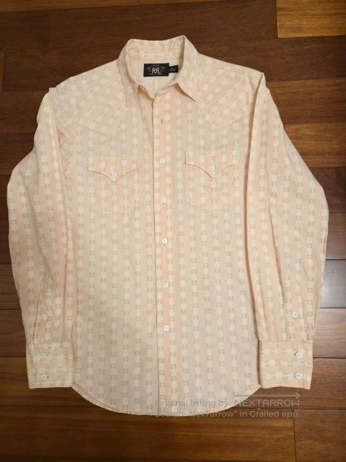RRL Ralph Lauren RRL Jacquard Western Shirt. Size US S / EU 44-46 / 1 - 1 Thumbnail