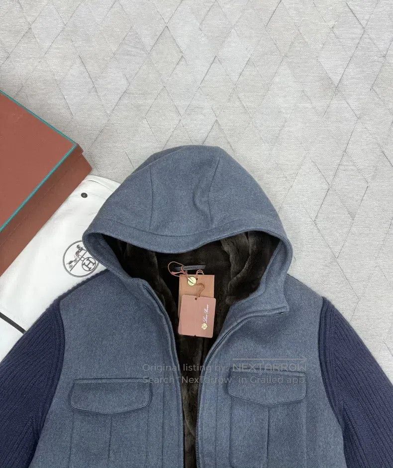 Loro Piana Loro Piana Cashmere fleece patched bomber jacket Size US L / EU 52-54 / 3 - 2 Thumbnail