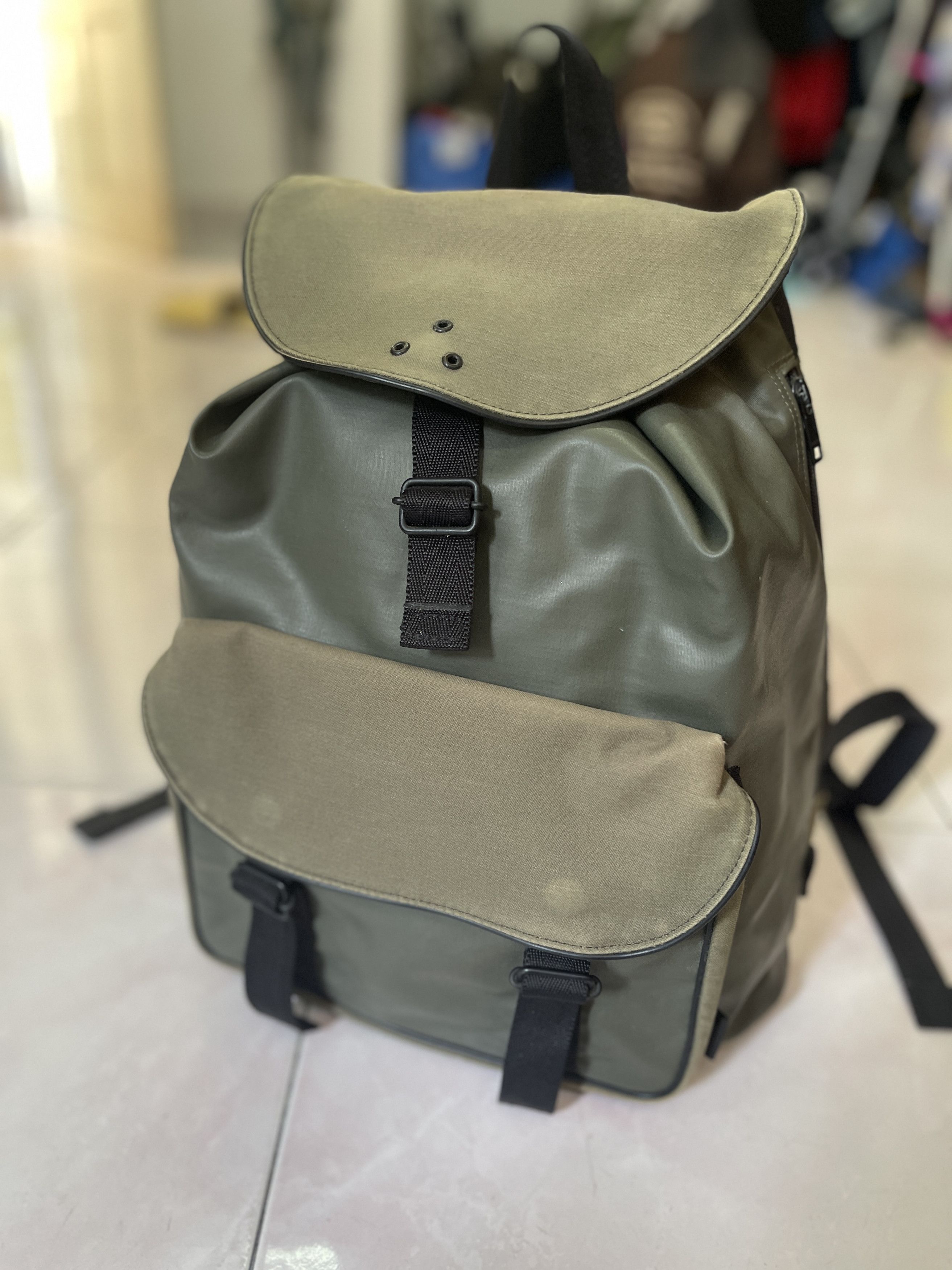Porter OLIVE GREEN PORTER BAGPACK Size ONE SIZE - 5 Thumbnail