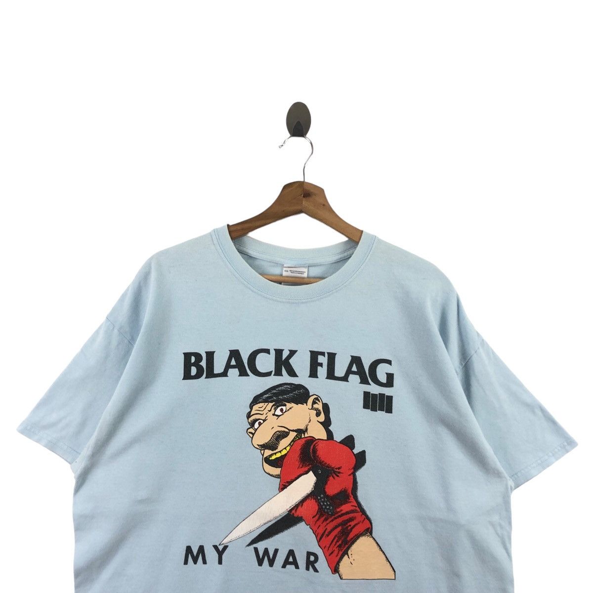 Band Tees × Vintage Pick!! Vtg Y2K BLACK FLAG My War Punk Rock Band Tee Tshirt Size US XL / EU 56 / 4 - 3 Thumbnail