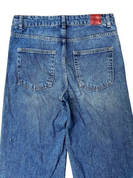Zara ZARA VINTAGE BAGGY JEANS DISTRESSED STYLE Size US 32 / EU 48 - 4 Thumbnail