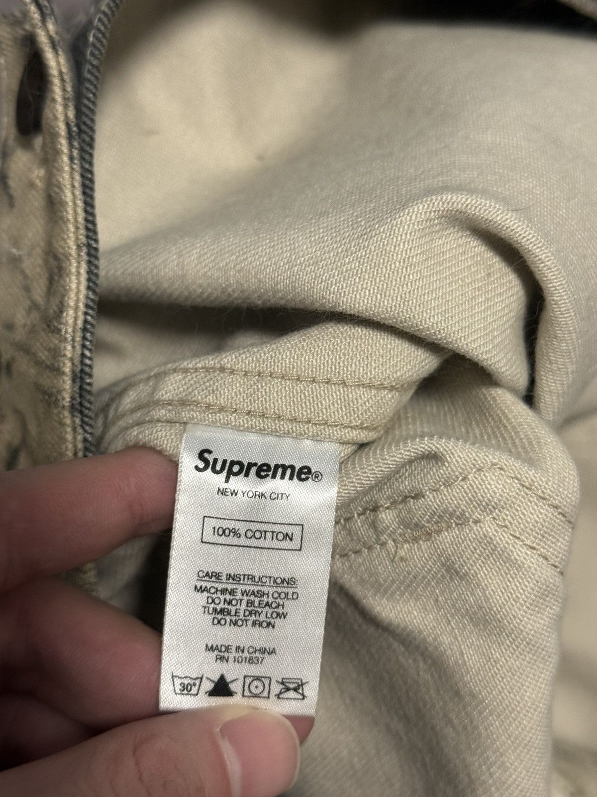 Supreme Supreme is love denim trucker work Jacket Size US S / EU 44-46 / 1 - 4 Thumbnail