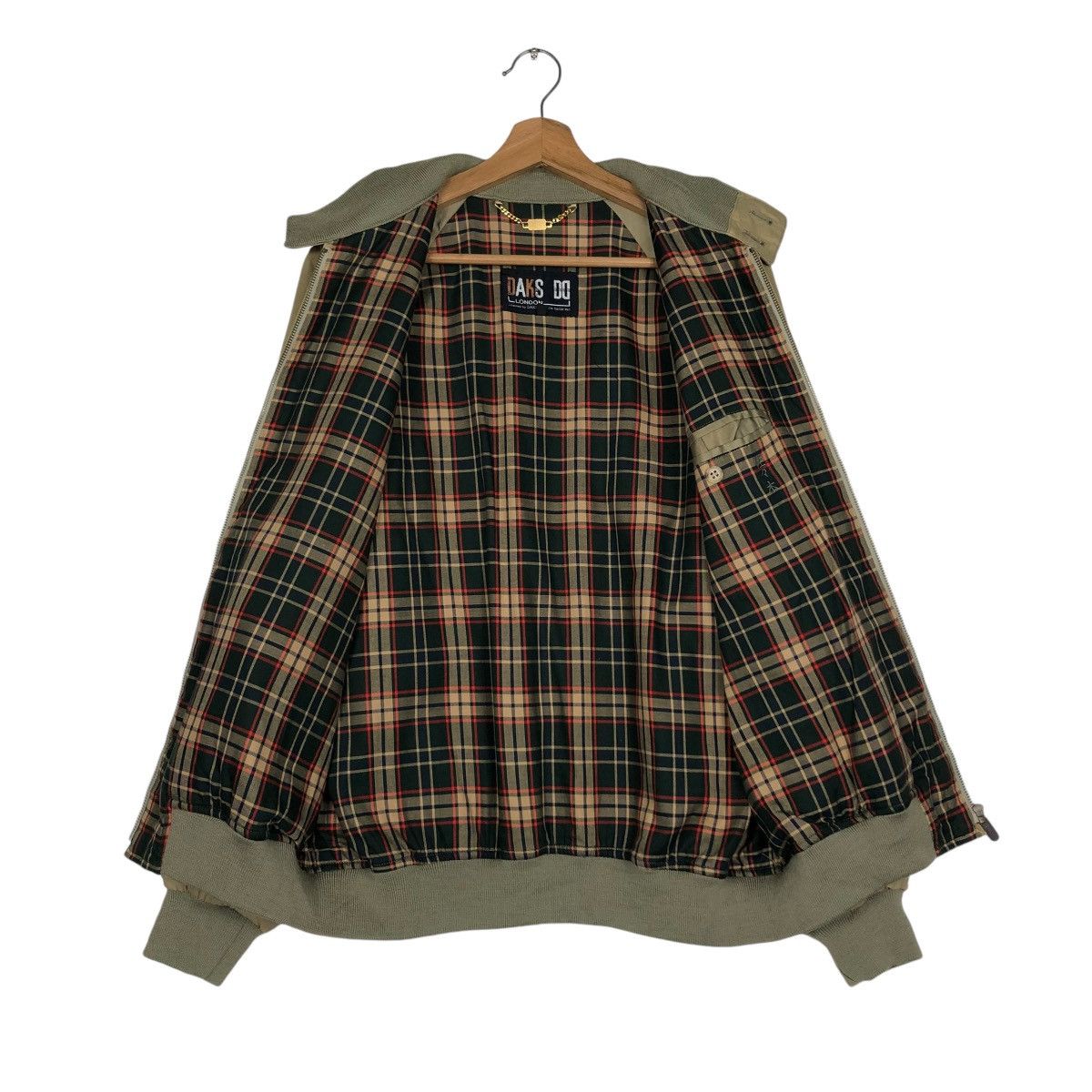 Japanese Brand 🔥VINTAGE BOMBER JACKET DAKS LONDON BLANKET TARTAN DESIGN Size US M / EU 48-50 / 2 - 15 Thumbnail