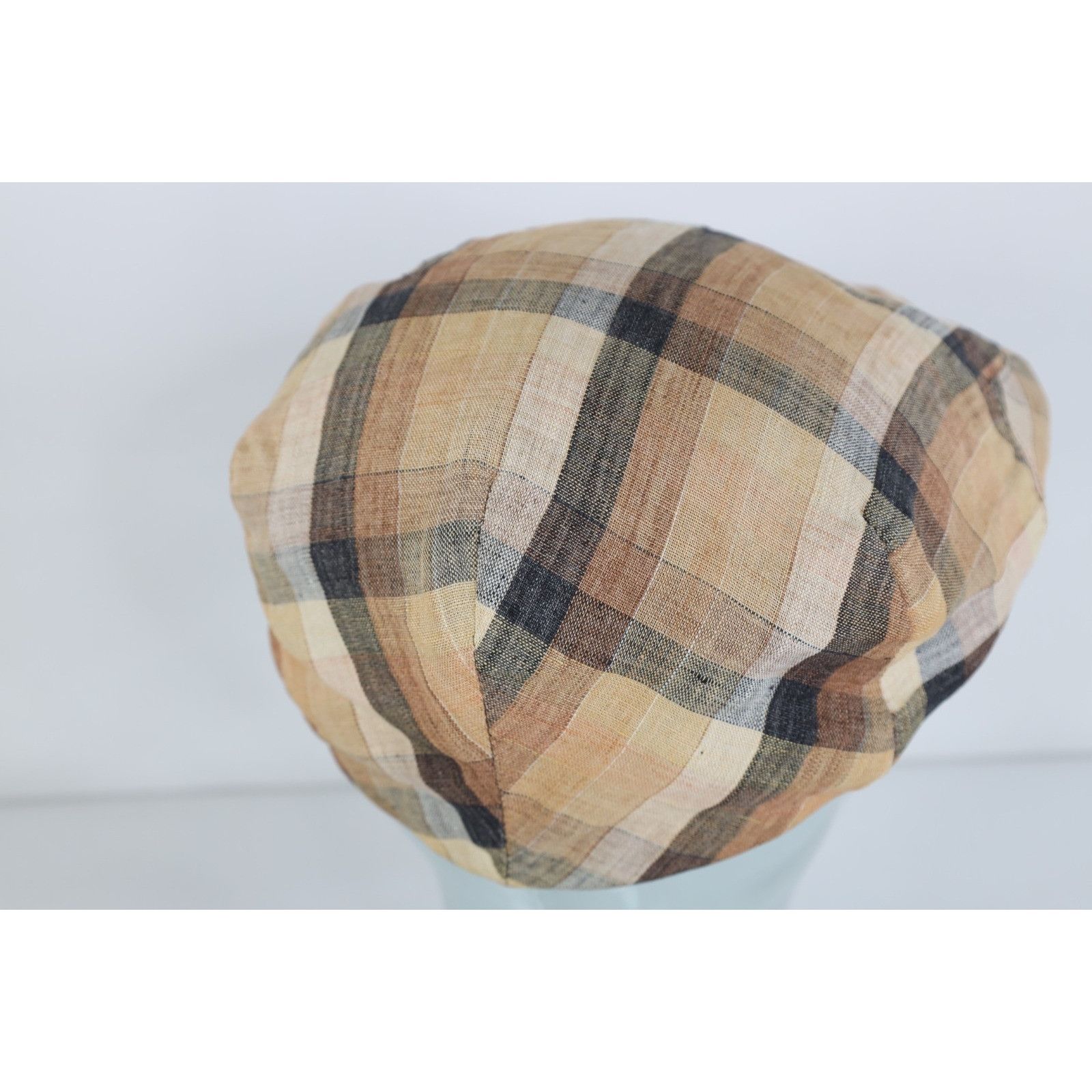 Vintage Vintage 60s 70s Dobbs Linen Blend Knit Newsboy Cabbie Hat Size ONE SIZE - 5 Thumbnail