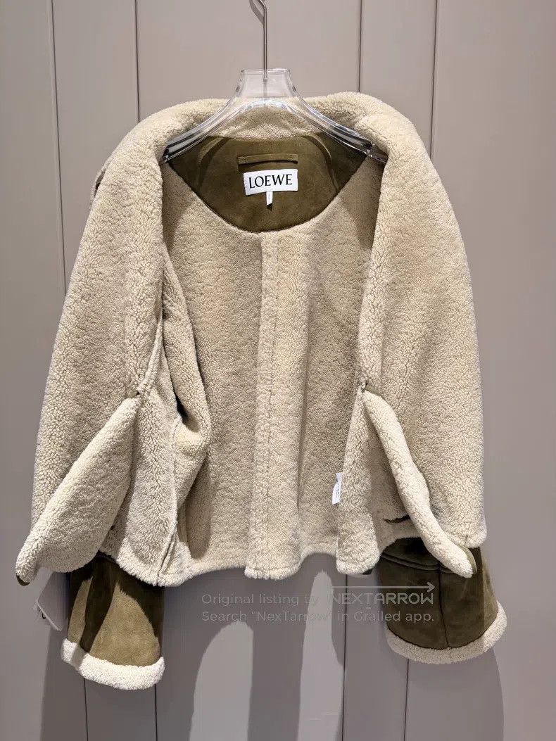Loewe Loewe Women's Leather and Fur Jacket Size S / US 4 / IT 40 - 4 Thumbnail