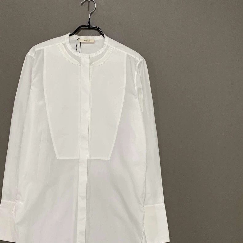 Celine Long White Shirt from Celine Size S / US 4 / IT 40 - 2 Thumbnail