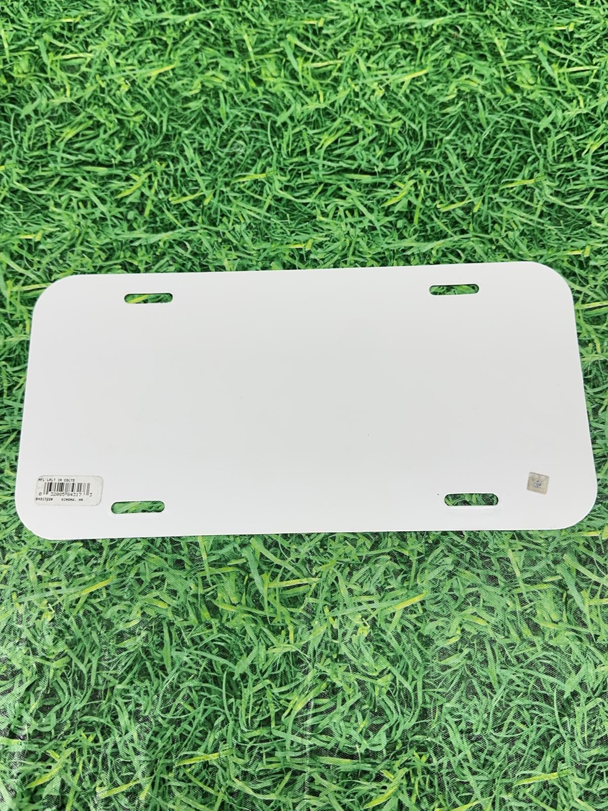 NFL Indianapolis Colts License Plate Plastic NFL NEW Size ONE SIZE - 3 Thumbnail