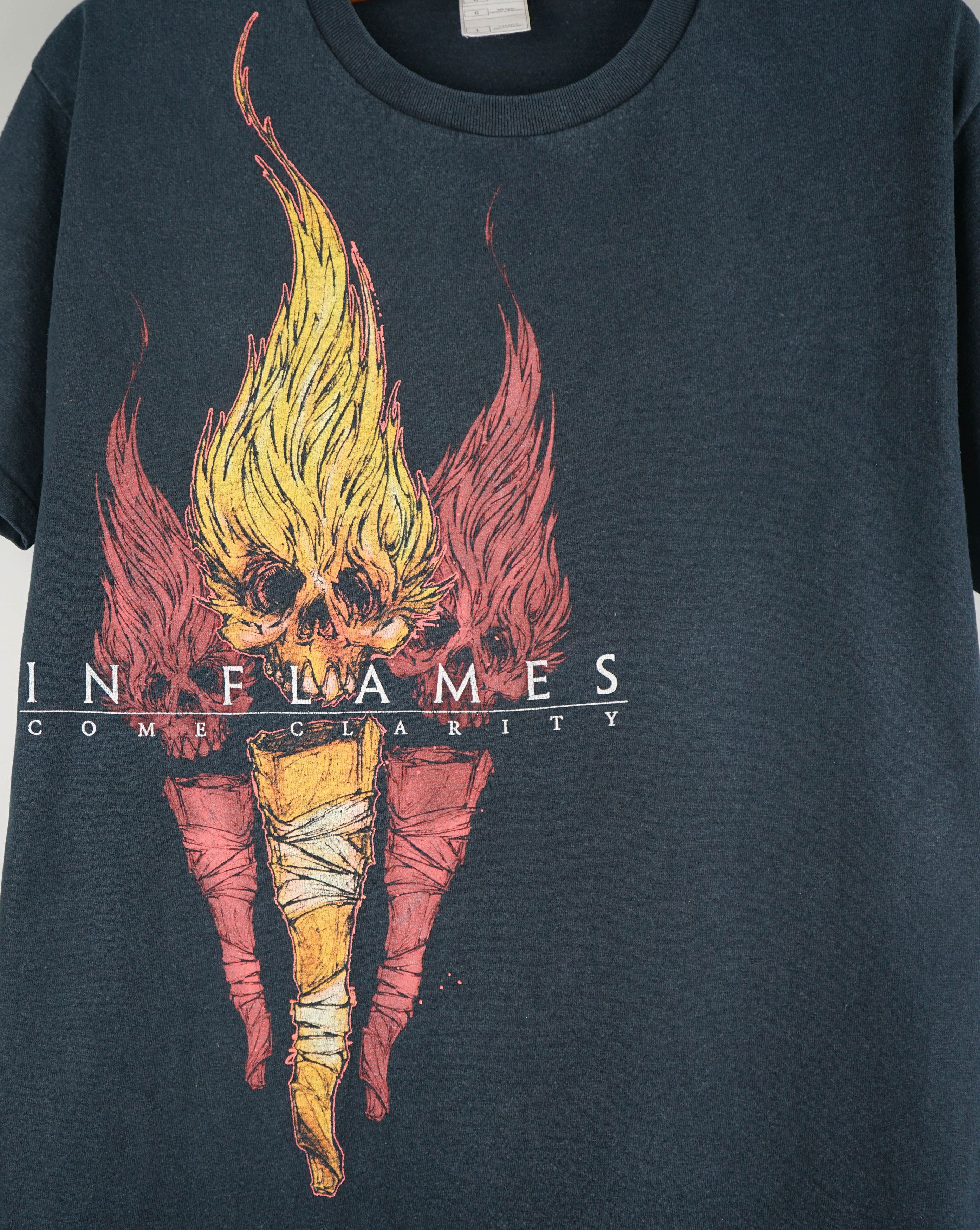 Band Tees × Vintage Vintage 2006 In Flames T-Shirt Come Clarity Size US L / EU 52-54 / 3 - 2 Thumbnail