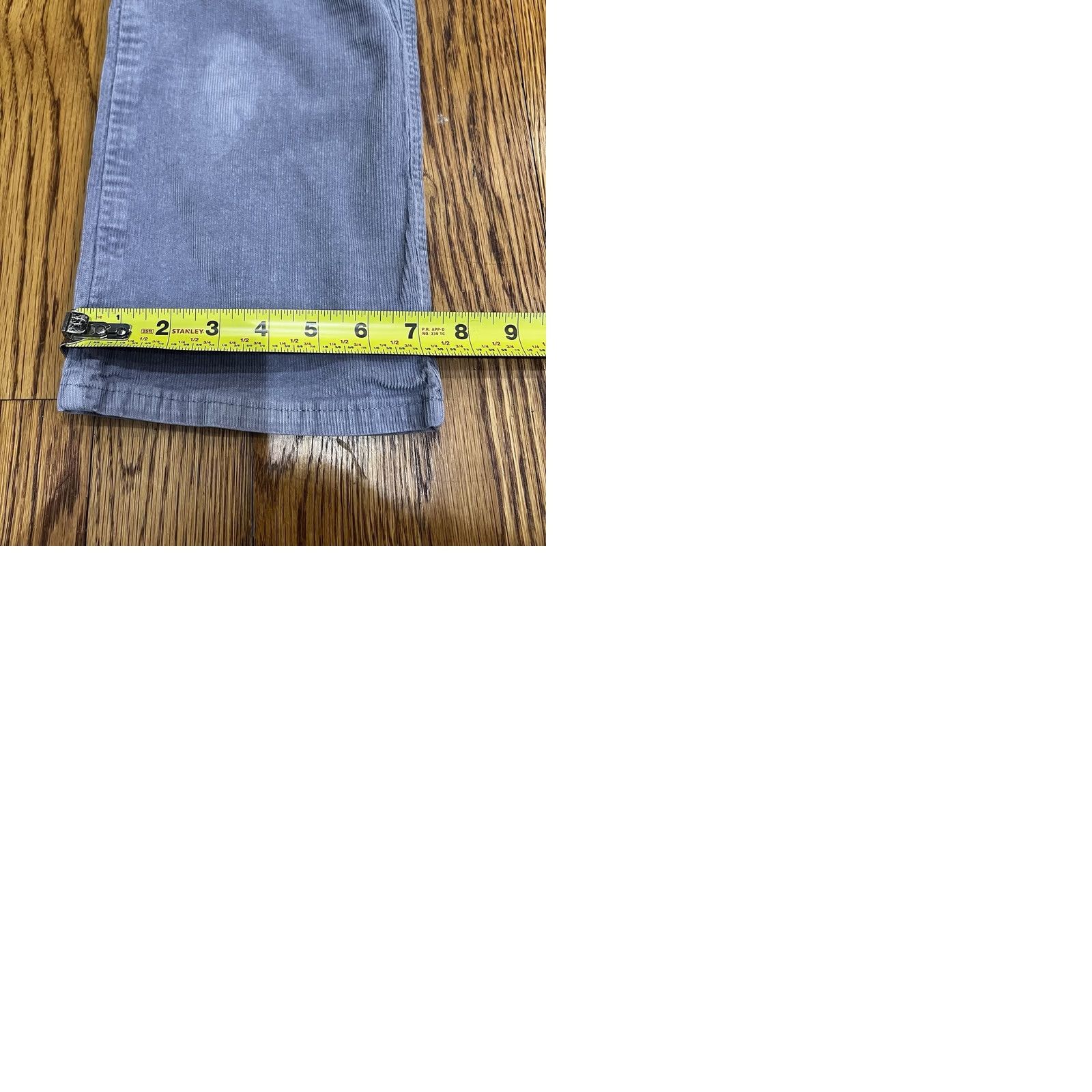 Vintage Stio Pants Mens 34x30 Gray Corduroy Rivet Cord Stretch Straight Chino Regular 5-Pocket Logo Wearable Mens Size US 34 / EU 50 - 10 Thumbnail