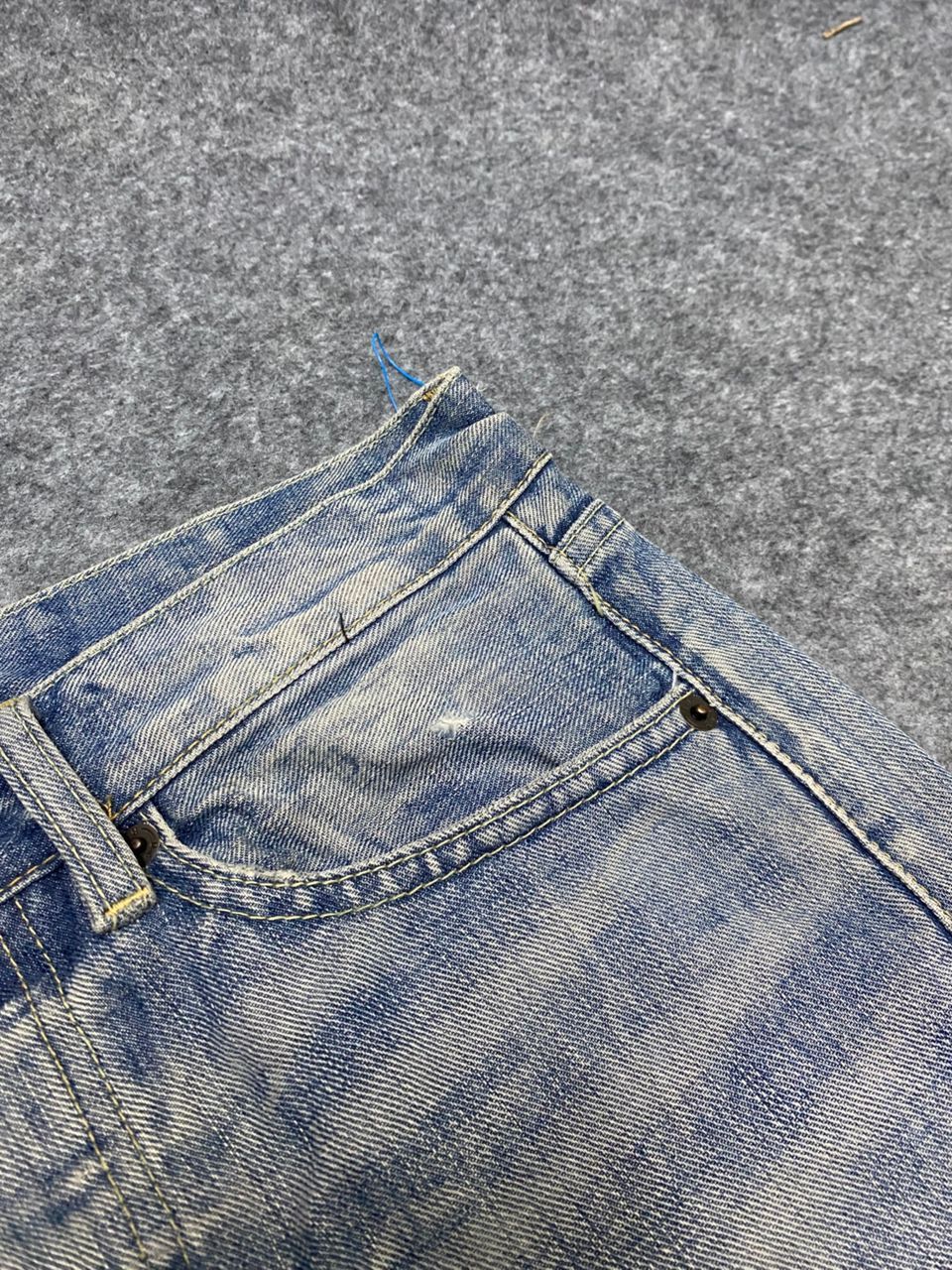 Polo Ralph Lauren Vintage 90s Ralph Lauren Slim Skinny Distressed Denim Size US 31 - 13 Thumbnail