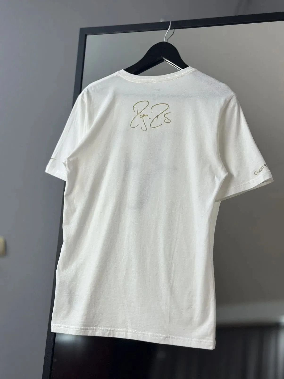 Vintage Vintage Roger Federer Nike RF tennis soccer tee T-shirt Size US S / EU 44-46 / 1 - 12 Thumbnail