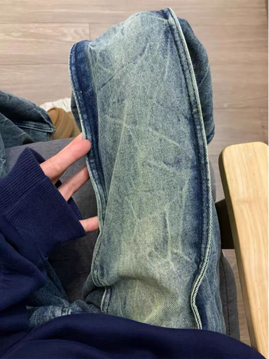 Japanese Brand × Jean Vintage silhouette patchwork design wide leg jeans Size US 32 / EU 48 - 5 Thumbnail
