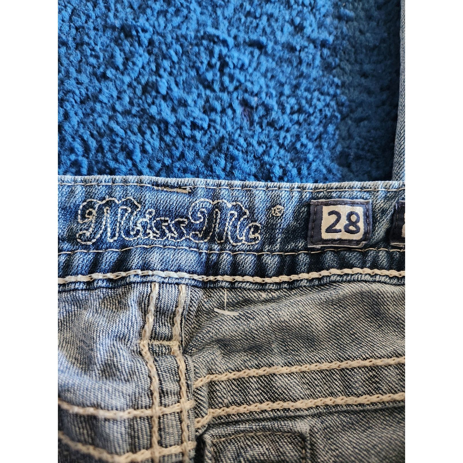 Miss Me Miss Me Mid Rise Skinny Light Embellished Denim Jeans-28 Size 28" / US 6 / IT 42 - 9 Thumbnail