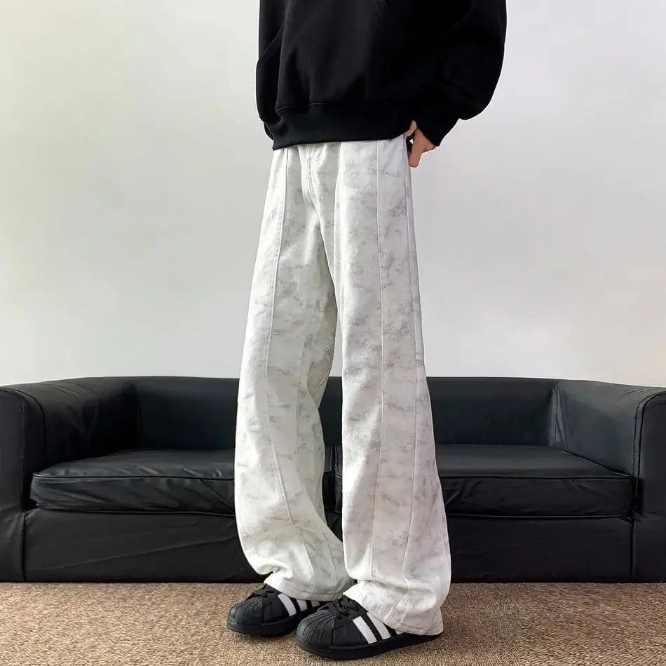 Japanese Brand Retro loose fitting patchwork micro flared jeans Size US 32 / EU 48 - 2 Thumbnail